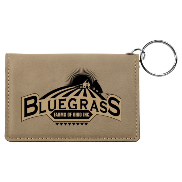 Bluegrass Farms - Laserable Leatherette Keychain/ID Holder Thumbnail